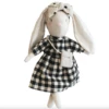 MINI SOFIA BUNNY - BLACK CHECK -Toy Discount Store alimrose mini sofia bunny black check