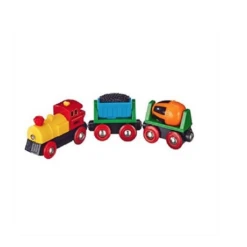 Brio MY FIRST RAILWAY BATTERY OPERATED TRAIN SET -Toy Discount Store brio battery operated action train 1