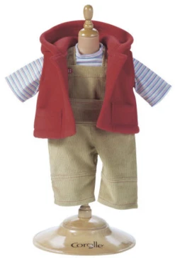 Corolle RED FLEECE SET