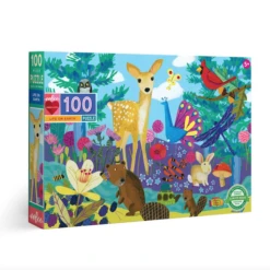 Eeboo LIFE ON EARTH 100 PIECE PUZZLE