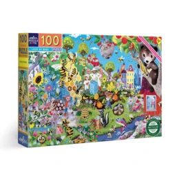 Eeboo LOVE OF BEES 100 PIECE PUZZLE