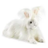 Folkmanis ANGORA RABBIT PUPPET -Toy Discount Store folkmanis angora rabbit puppet