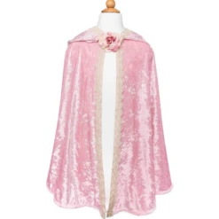 Great Pretenders DELUXE PINK ROSE PRINCESS CAPE