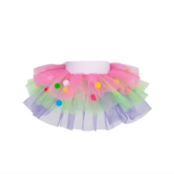 Great Pretenders POM POM SKIRT MULTI COLORS SIZE 4-6
