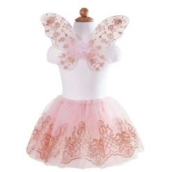 Great Pretenders ROSE GOLD WINGS AND TUTU SIZE 4-6