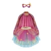 Great Pretenders SUPER-DUPER TUTU/CAPE/MASK, PINK & GOLD, 4-6 -Toy Discount Store great pretenders super duper tutu cape mask pink g