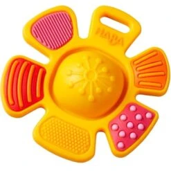 Haba POPPING FLOWER SILICONE TEETHING TOY