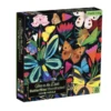 BUTTERFLIES ILLUMINATED 500 PIECE GLOW IN THE DARK PUZZLE -Toy Discount Store hachette mudpuppy butterflies illuminated 500 piec