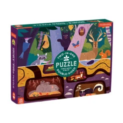 FOREST ABOVE AND BELOW 100 PIECE DOUBLE SIDED PUZZLE