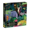 JUNGLE ILLUMINATED 500 PIECE GLOW IN THE DARK PUZZLE -Toy Discount Store hachette mudpuppy jungle illuminated 500 piece glo