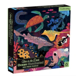 OCEAN ILLUMINATED 500 PIECE GLOW IN THE DARK PUZZLE