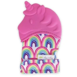 ITZY RITZY UNICORN TEETHER MITT -Toy Discount Store itzy ritzy itzy ritzy unicorn teether mitt 1