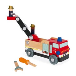 Janod BRICO KIDS DIY FIRE TRUCK -Toy Discount Store janod brico kids diy fire truck 2