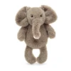 JELLYCAT SMUDGE ELEPHANT RING RATTLE -Toy Discount Store jellycat smudge elephant ring rattle