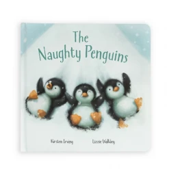 JELLYCAT THE NAUGHTY PENGUINS BOOK