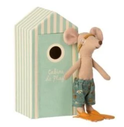 Maileg BEACH MICE, BIG BROTHER IN CABIN