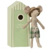 Maileg BEACH MICE, DAD IN CABIN -Toy Discount Store maileg beach mice dad in cabin 1