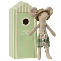Maileg BEACH MICE, DAD IN CABIN