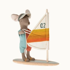 Maileg BEACH MICE, SURFER LITTLE SISTER -Toy Discount Store maileg beach mice surfer big brother 1