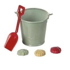 Maileg BEACH SET- SHOVEL, BUCKET & SHELLS
