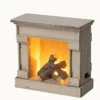 Maileg FIREPLACE - OFF WHITE -Toy Discount Store maileg fireplace off white