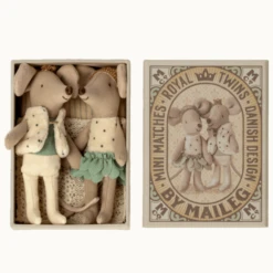 Maileg ROYAL TWINS, LITTLE SISTER AND BROTHER IN BOX