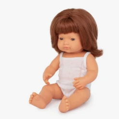 Miniland BABY DOLL CAUCASIAN REDHEAD GIRL 15"