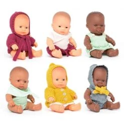 Miniland BABY DOLLS DRESSED 8 1/4" ASSORT