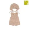 Miniland KNITTED DOLL OUTFIT 15" ROMPER AND BONNET -Toy Discount Store miniland knitted doll outfit 15 romper and bonnet