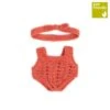 Miniland KNITTED DOLL OUTFIT 8 1/4" ROMPER WITH HEADBAND -Toy Discount Store miniland knitted doll outfit 8 1 4 romper with hea