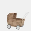RATTAN STROLLEY-NATURAL -Toy Discount Store olli ella rattan strolley natural