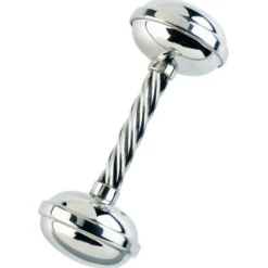 TWISTED HANDLE DUMBBELL RATTLE