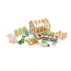 Tender Leaf Toys GREENHOUSE AND GARDEN SET
